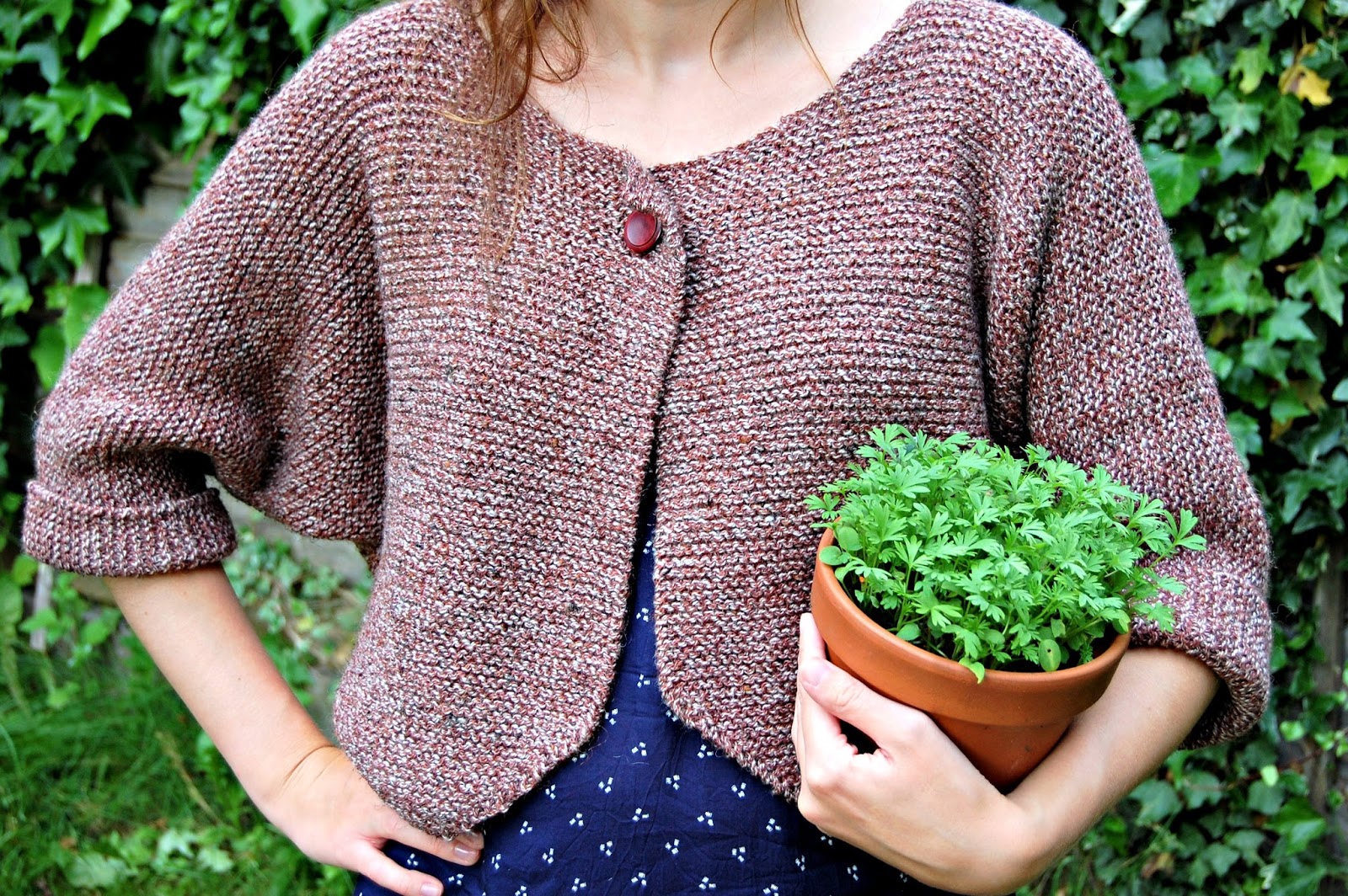 garter stitch sweater