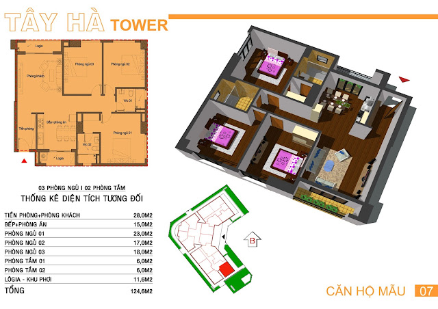 Căn số7 chung cư Tây Hà Tower Căn số 7 chung cư Tây Hà Tower