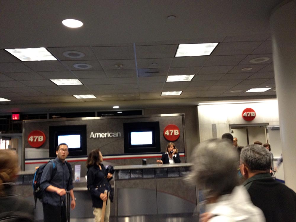 Take off with Terry Flight 231 MIA to LAX Is American trying to lose customers?