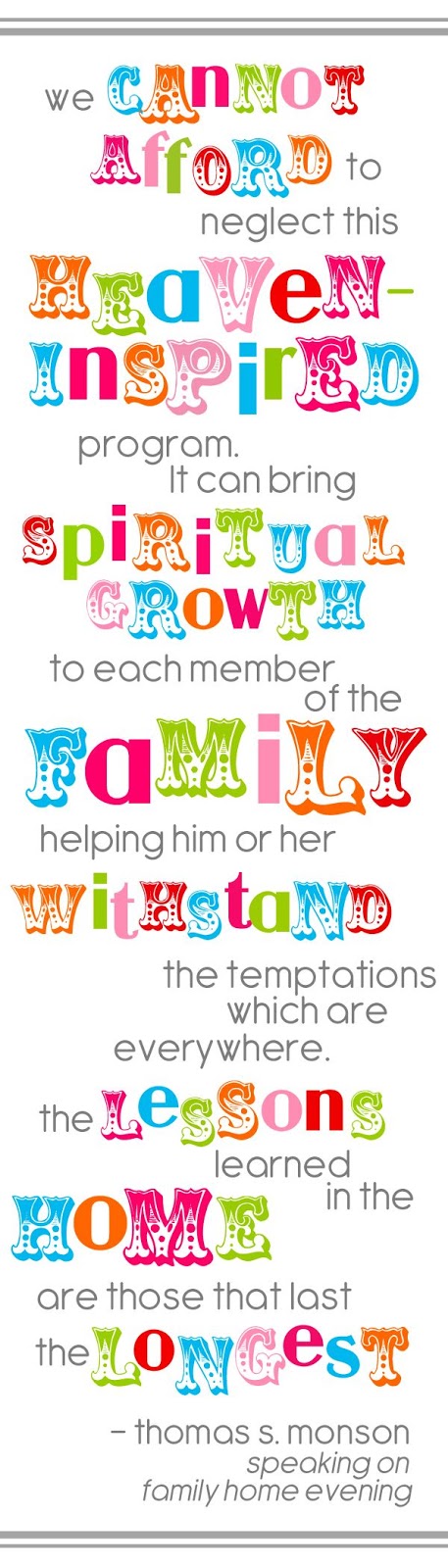 lds parenting small and simple things family home evening