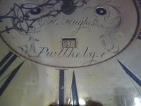 H Hughes Pwwlhely brass dial