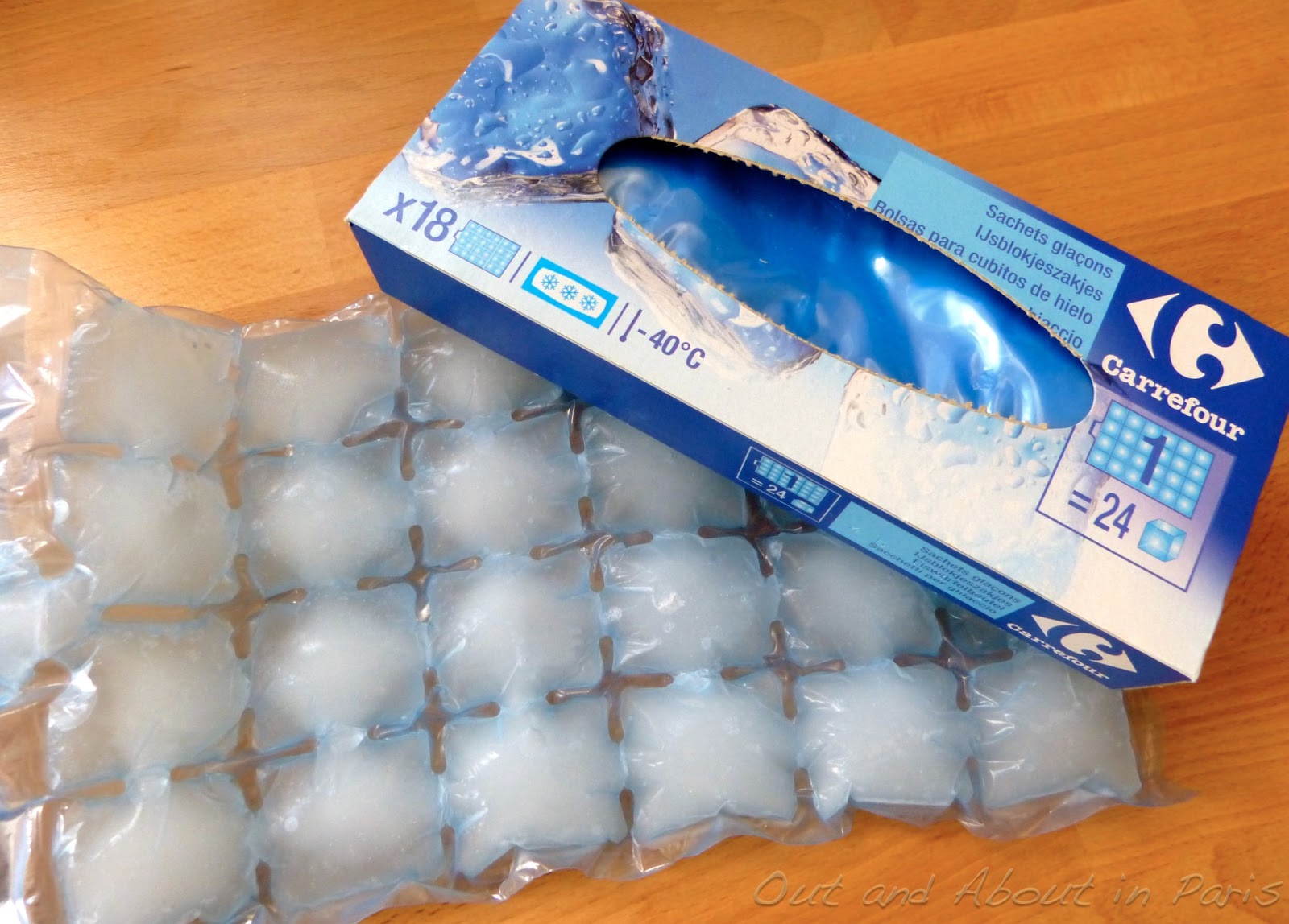 Minted raspberry lemonade and how to make ice cubes in Paris