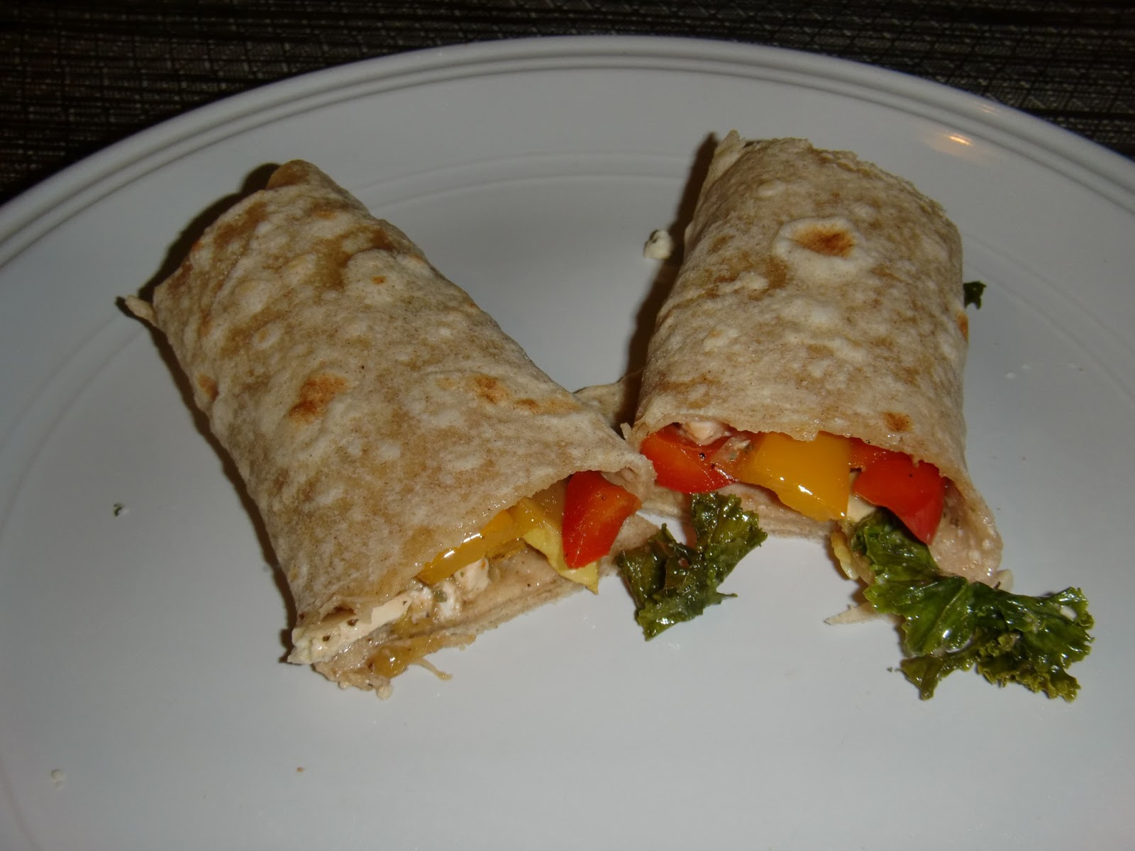 The Hungry Huguenins Balsamic Veggie Feta Wraps