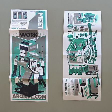 Las ilustraciones y diseños de Aron Vellekoop León