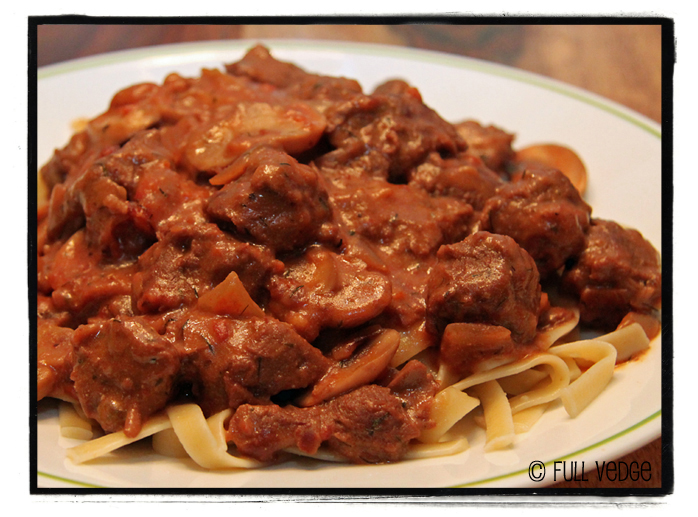 Seitan Stroganoff Full vedge Recettes végétariennes et gourmandes!
