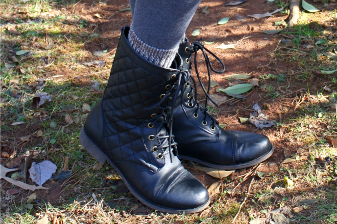 black quilted combat boots madden girl combat boots