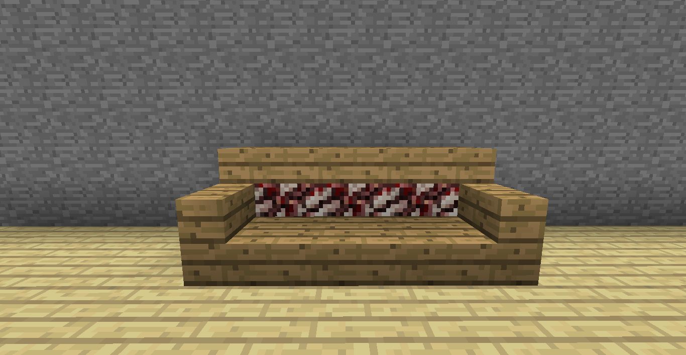 Furniture and decoration in Minecraft without mods Your