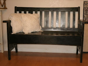 Bench with storage underneath $SOLD