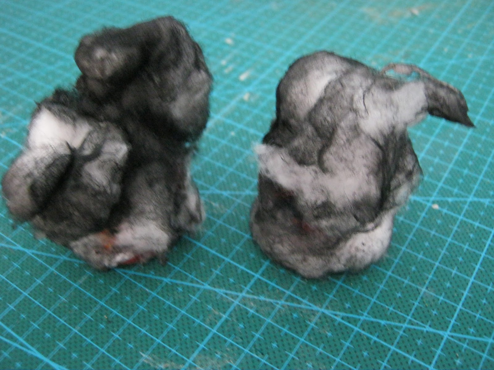 black hamster bedding