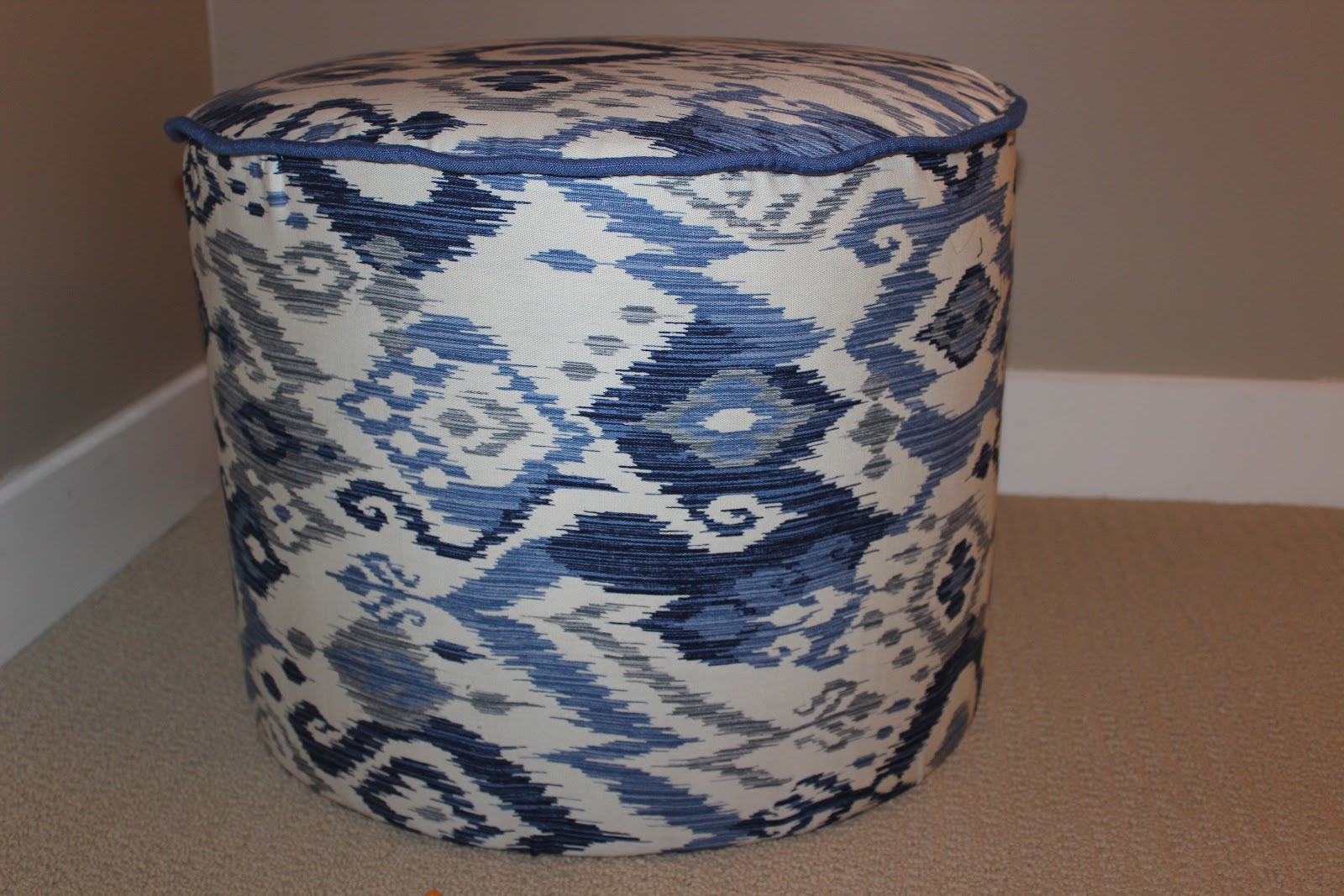 Online Interior Design DIY Round Ottoman