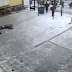 Homem joga filho do décimo andar e depois se joga; câmeras registraram momento