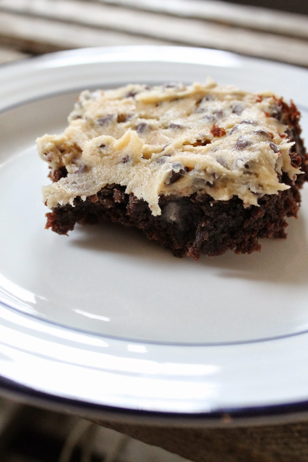 Life on Food Brownies With Cookie Dough Frosting