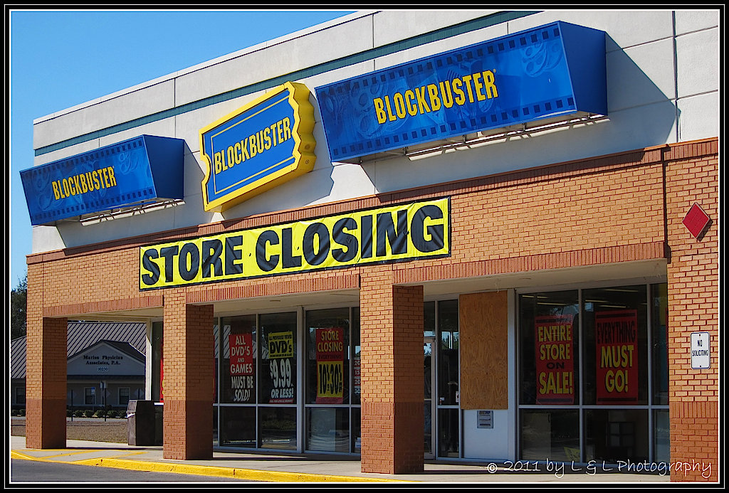 closing of blockbuster Despite our closing of the physical distribution elements of the business, we continue to see value in the blockbuster brand, and we expect to. closing of blockbuster Despite our closing of the physical distribution elements of the business, we continue to see value in the blockbuster brand, and we expect to.