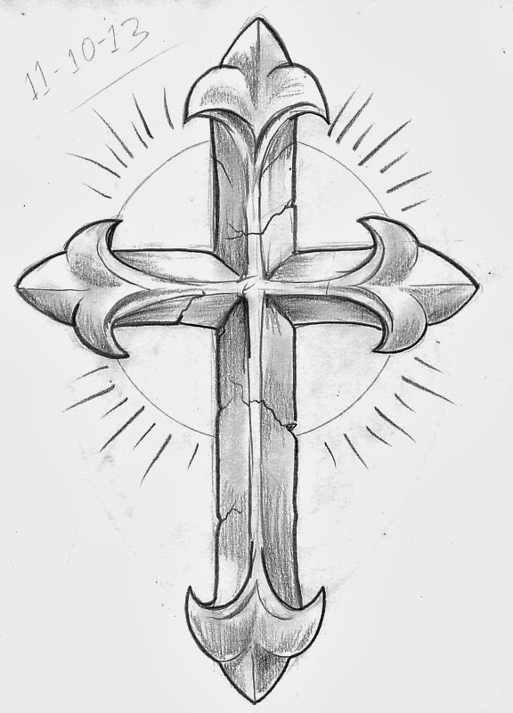 Tattoo Sketch A Day: Religious October 8th - 14th