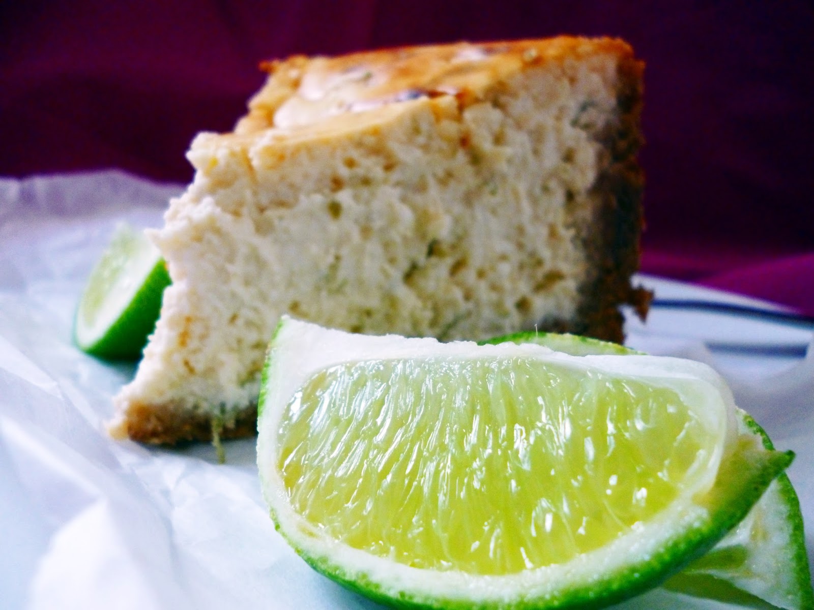 Cake Of The Week Malibu & Lime Cheesecake