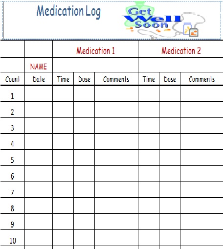 Vibrant image for free printable medication log Irresistible image in free printable medication log