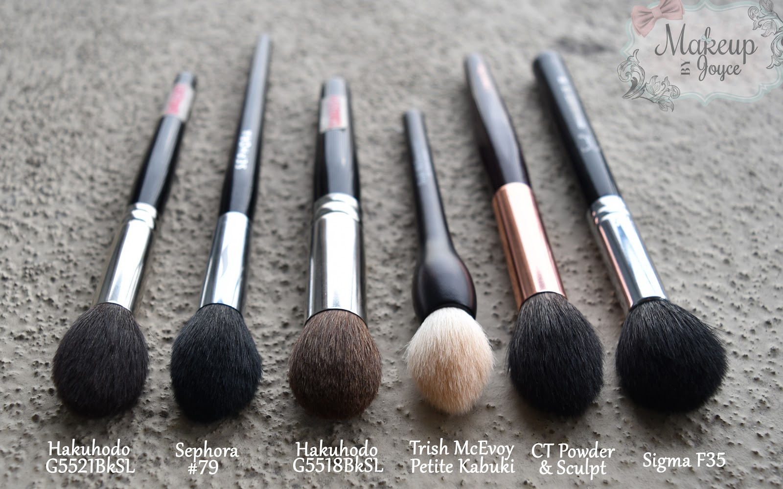 MakeupByJoyce ** ! Overview Pointed Tapered Brushes for Contouring