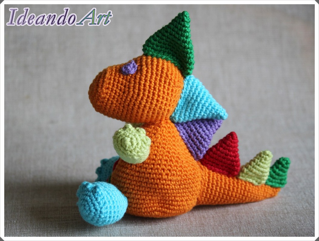 IdeandoArt: Una pareja muy especial de dragones amigurumi