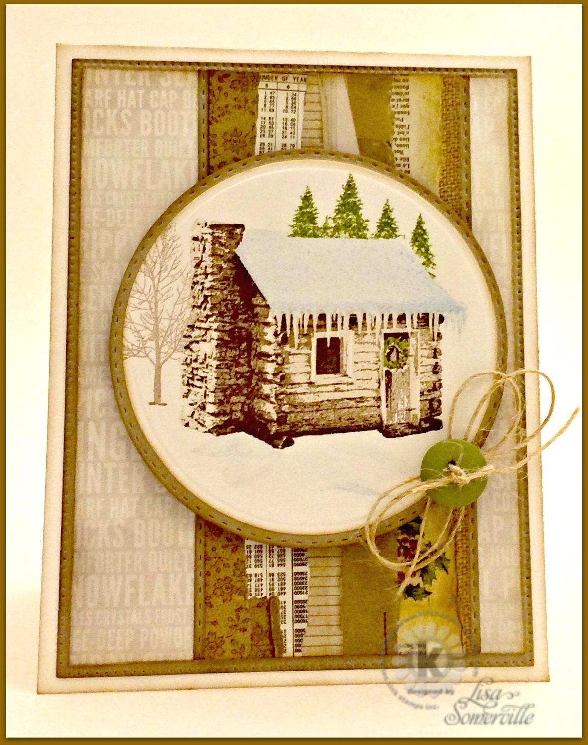 Designs By Lisa Somerville Multi Step Snowy Cabin New Releases