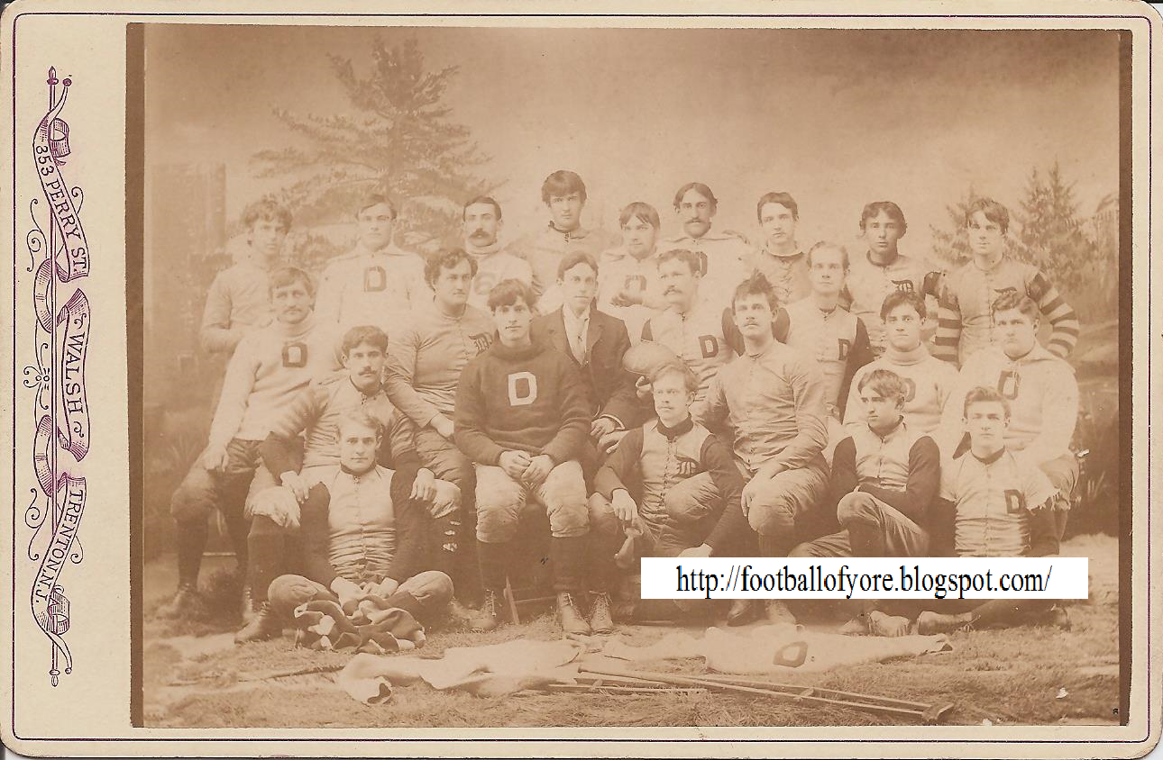 Football of Yore 1893 Dartmouth Team Photo