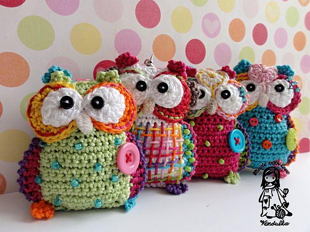 crochet owl pattern, Magic with hook and needles, Vendulka