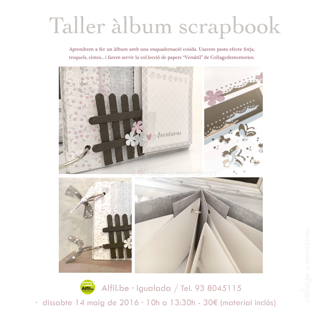 Taller scrapbook