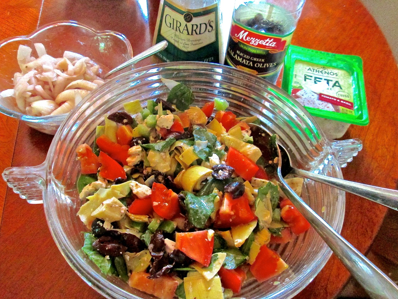 Greek Salad With Artichokes Artichoke Greek Salad Recipe