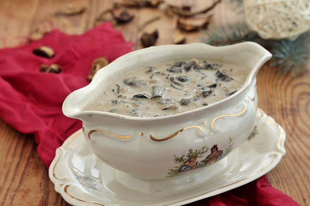 Suszone grzyby na Wigilijnym stole