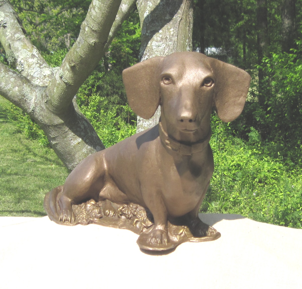 Sculpted Art Forms Maggie the Miniature Dachshund Sculpture
