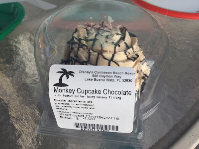 monkey cupcake at Old Port Royale at Caribbean Beach Resort at Disney