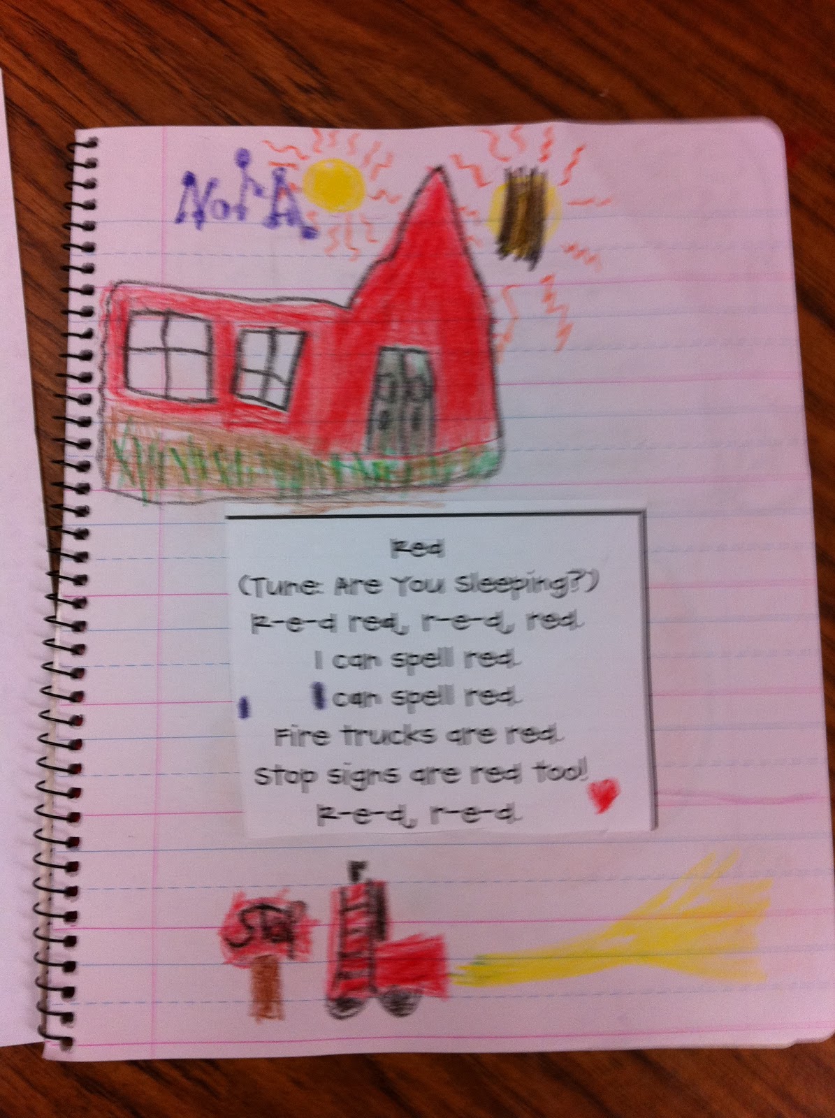 to Room 36! fun with names and colors