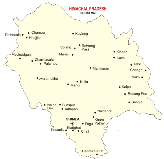 Simla Map
