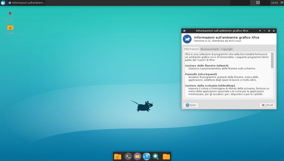 XFCE 4.12 in Arch Linux XFCE 4.12 in Arch Linux