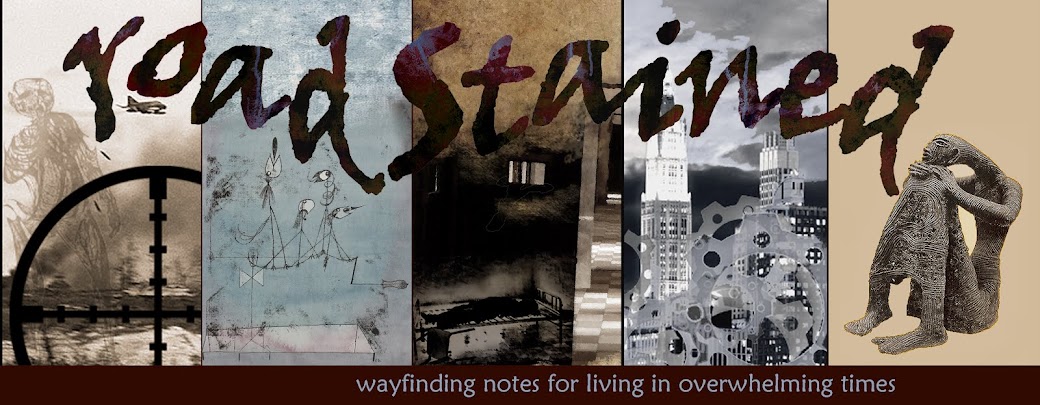 roadstained - notebooks from journeys in dark times