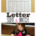 Upper and Lowercase Letter Sort & Match Free Printable