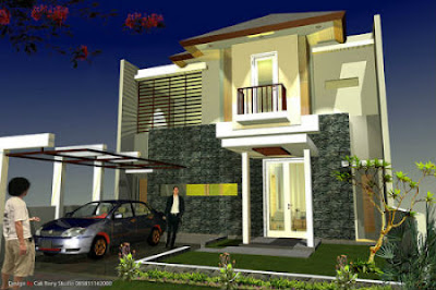 Rumah Minimalis dua lantai