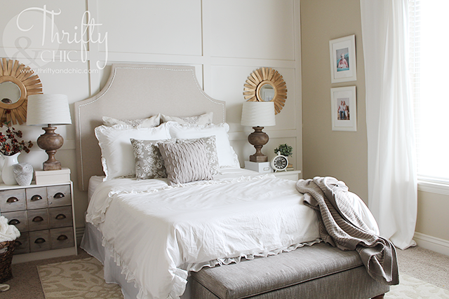 Tips for a great master bedroom refresh, without spending a ton of money!