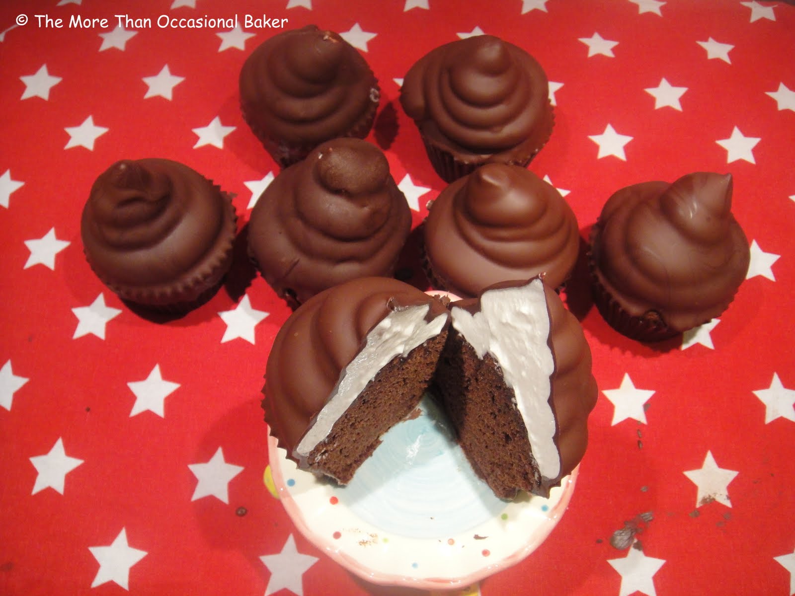 The more than occasional baker Hi Hat Marshmallow Cupcakes