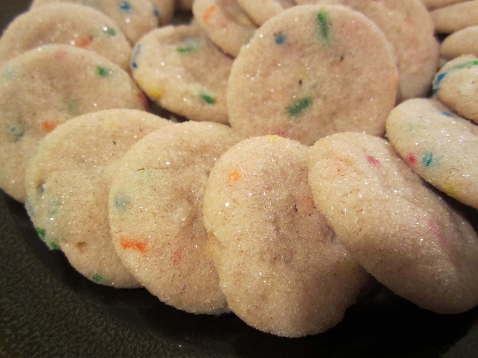 Banana Rum Baking Cinnamon Sugar Sprinkle Cookies