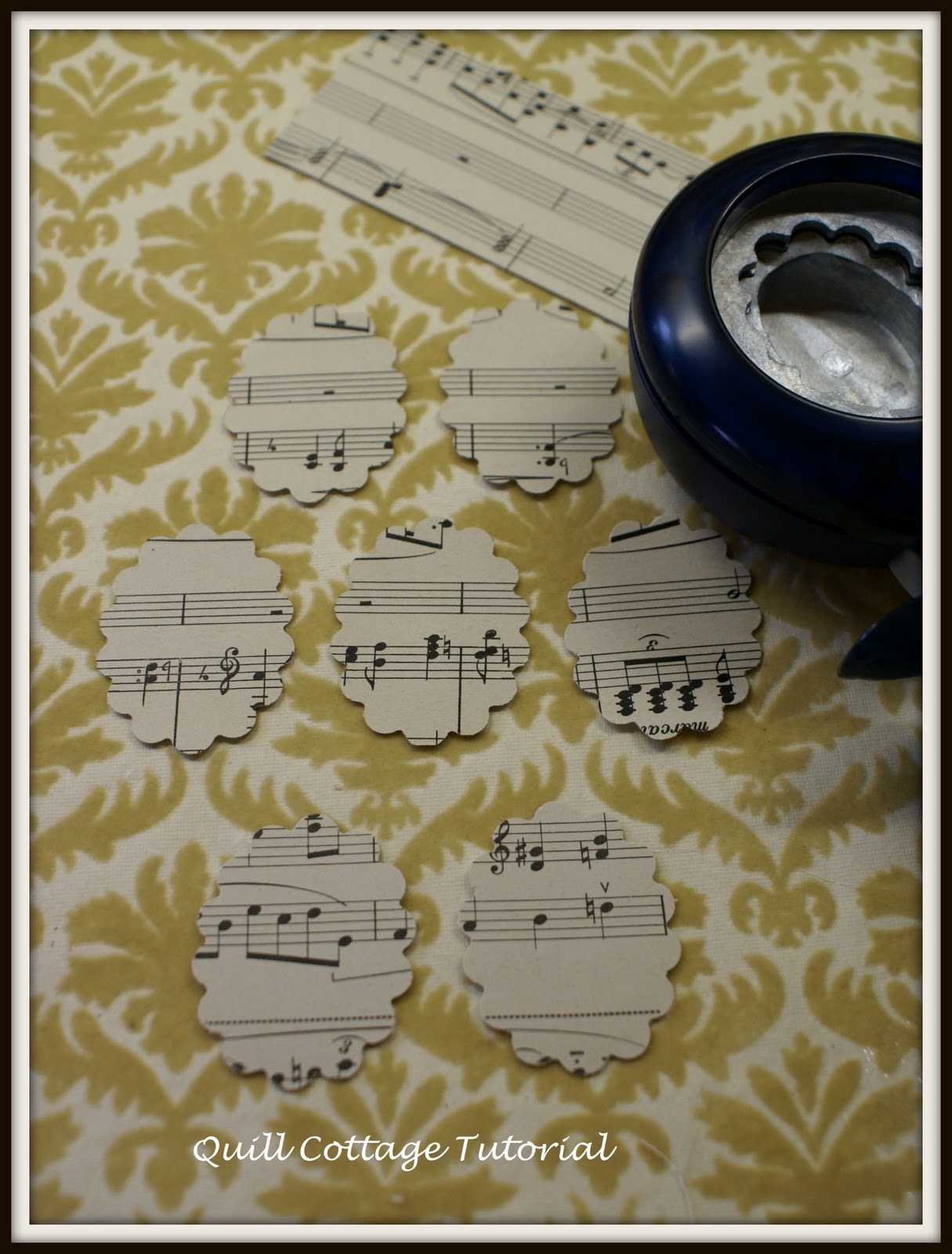 Quill Cottage ELEGANT PAPER PUNCH ORNAMENTS (FREE TUTORIALS)...