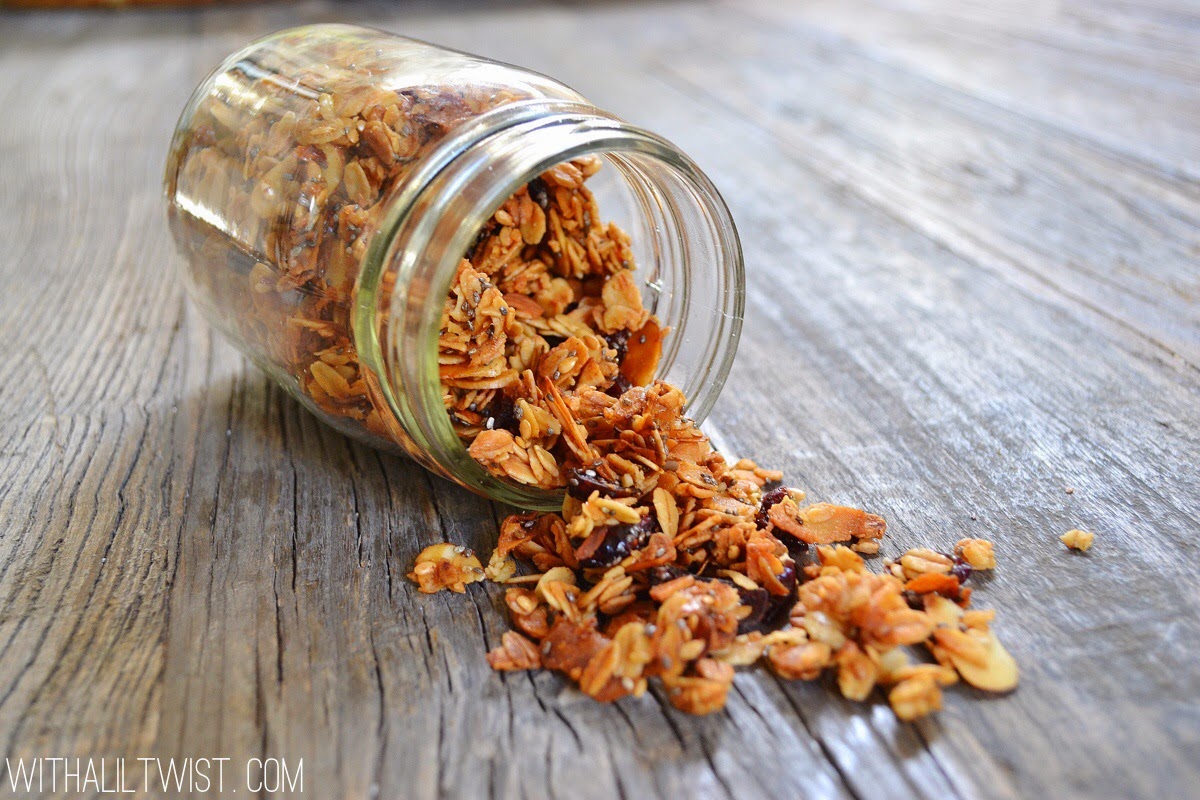 ...with a lil' twist Chia Seed and Agave Granola