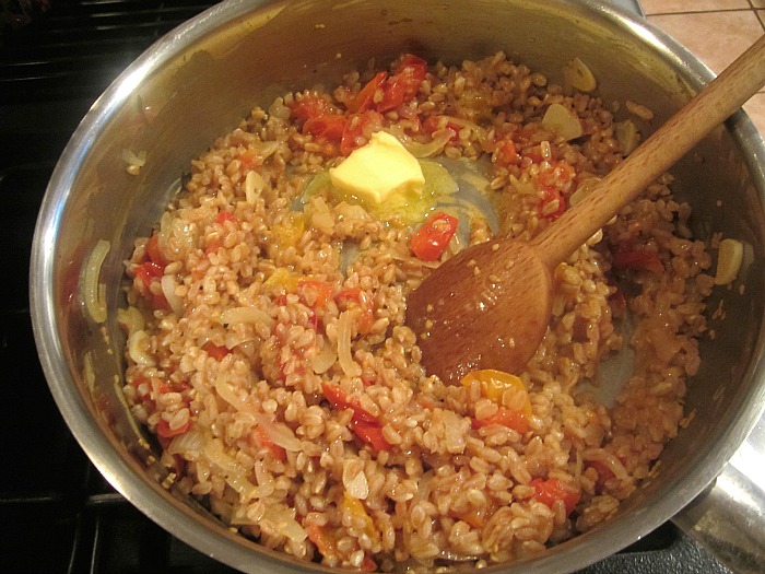 Genius Meal One Pan Farrotto w/ Tomatoes