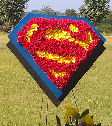 Flowers for a "Super" man.