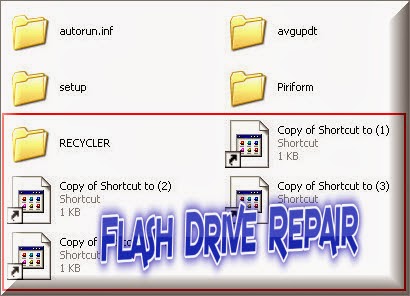 how to remove images folder virus