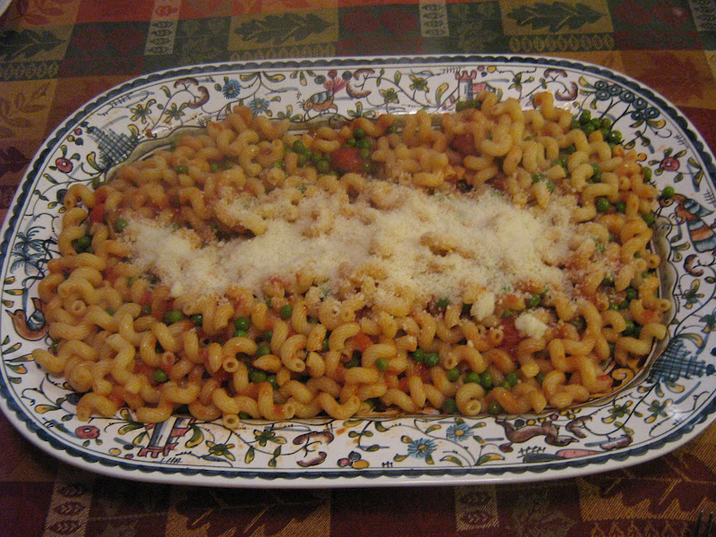 Pasta con Piselli e Bacon da matematicaecucina su Akkiapparicette