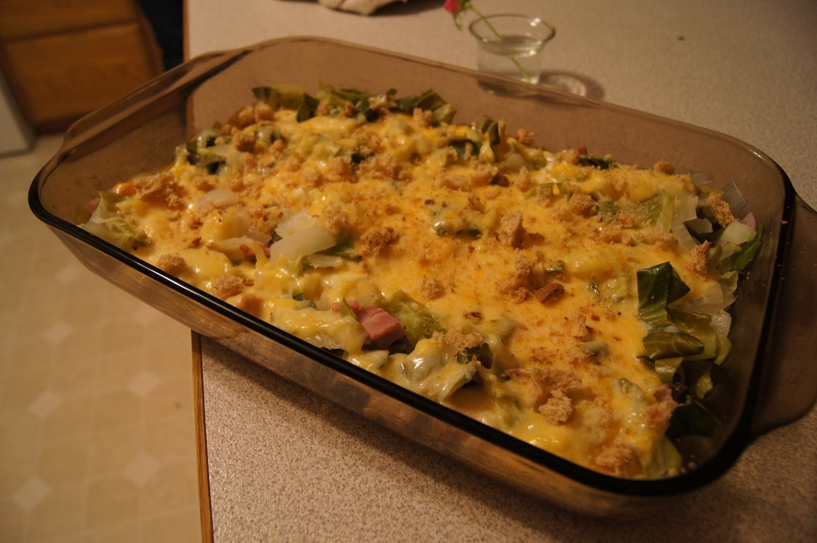 Near Disasters RECIPE Baked Cabbage and Cheese Casserole
