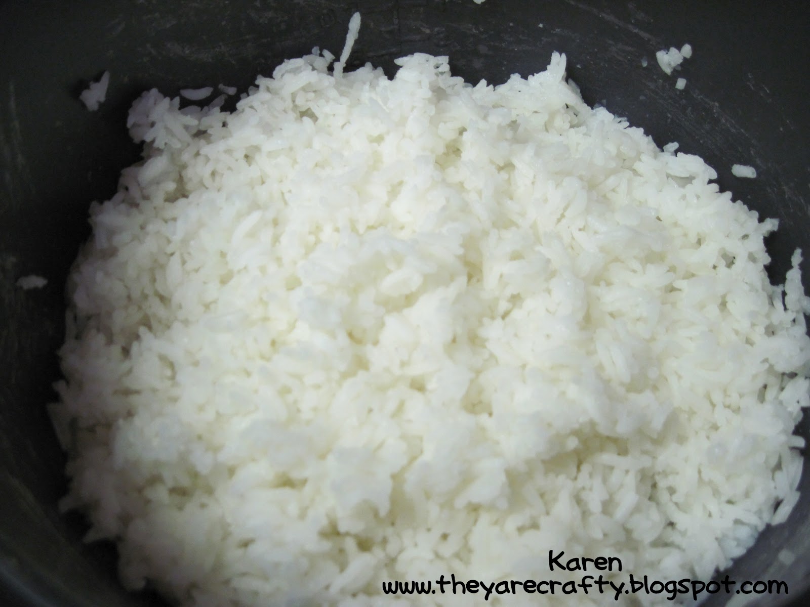 They Are Crafty How to make your rice "Fluffy"