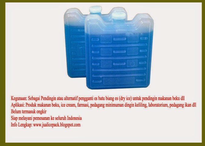Ice Pack, Distributor Resmi Pancake Durian, Oleh Oleh Khas Medan
