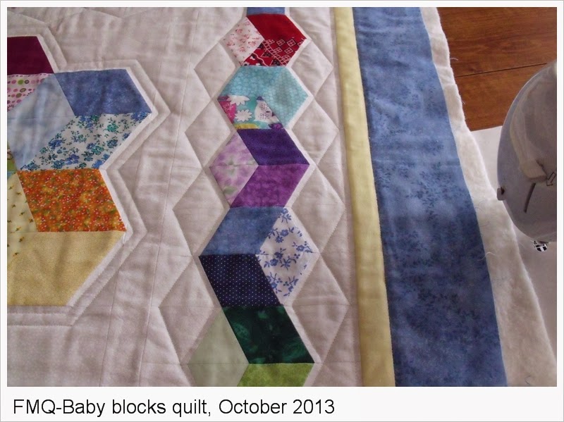 Pine Point designs: Free-Motion Quilting - Baby Blocks quilt
