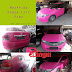 Wrapping Honda city pink